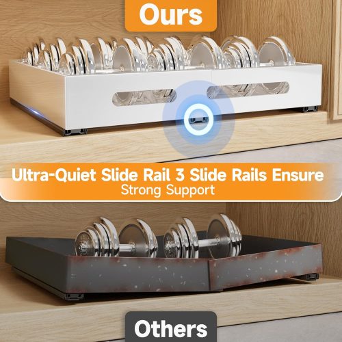 21" Deep Pull Out Cabinet Organizer Set